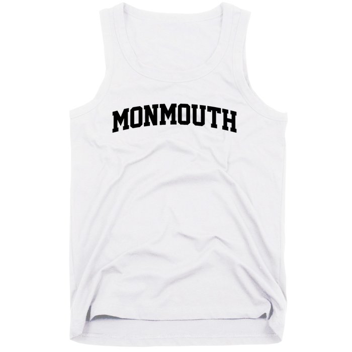 Monmouth Arch Vintage College Athletic Sport Tank Top