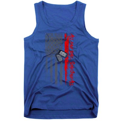 Military And Veteran Appreciation All Gave Some Onyx Gift Tank Top