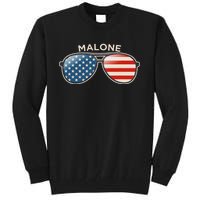 Malone Al Vintage Us Flag Sunglasses Tall Sweatshirt