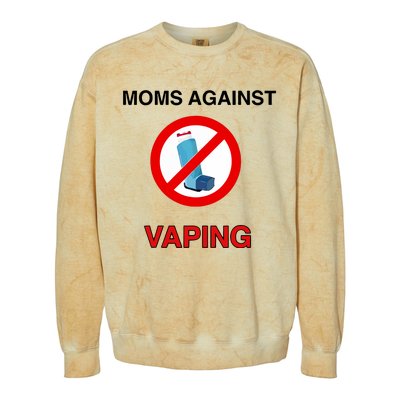 Moms Against Vaping Colorblast Crewneck Sweatshirt