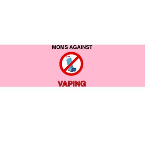 Moms Against Vaping Bumper Sticker