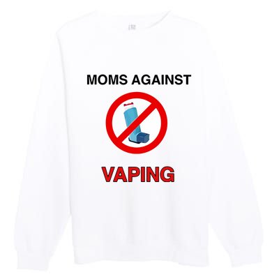 Moms Against Vaping Premium Crewneck Sweatshirt