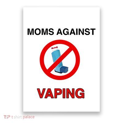 Moms Against Vaping Poster