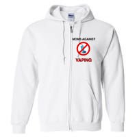 Moms Against Vaping Full Zip Hoodie