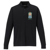 Moms Against Vaping Performance Long Sleeve Polo