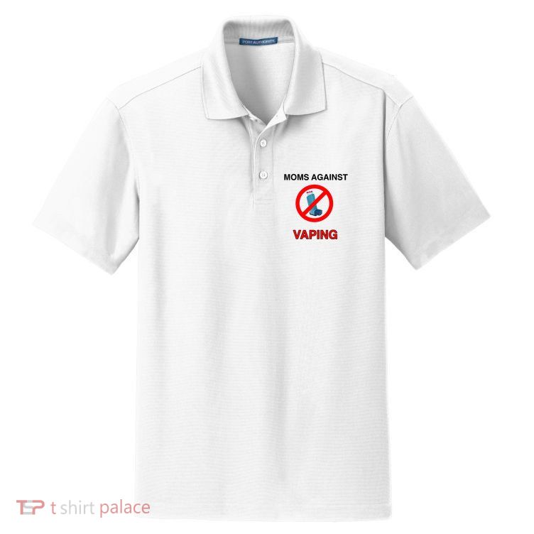 Moms Against Vaping Dry Zone Grid Polo