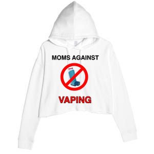 Moms Against Vaping Crop Fleece Hoodie