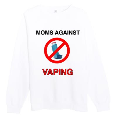 Moms Against Vaping Premium Crewneck Sweatshirt