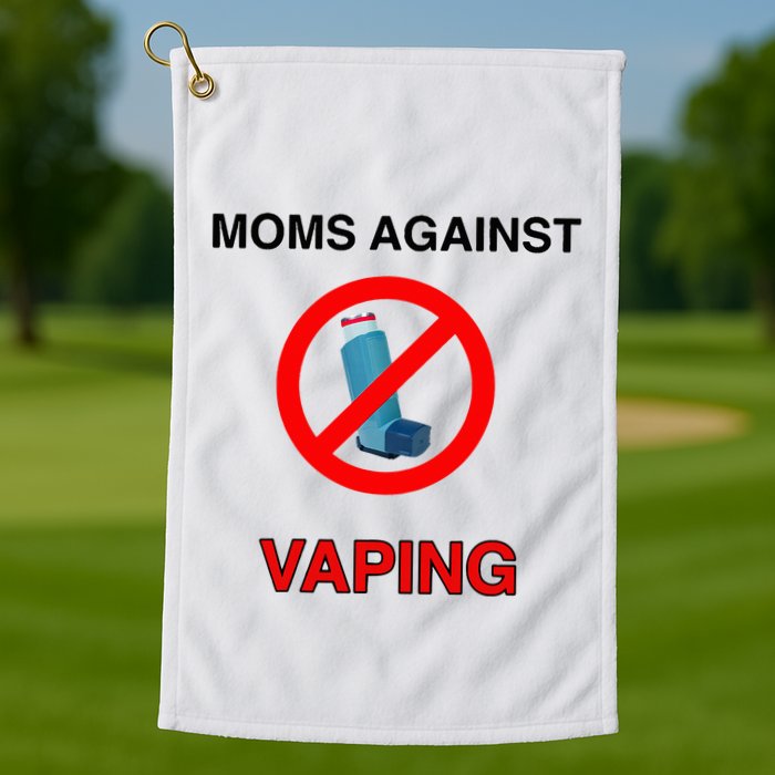Moms Against Vaping Golf Towel