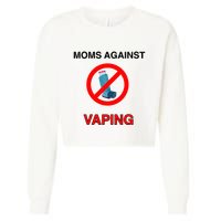 Moms Against Vaping Cropped Pullover Crew