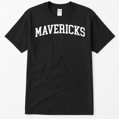 Mavericks Arch Vintage Retro College Tall T-Shirt