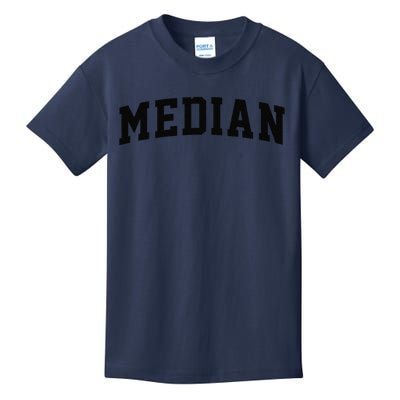 Median Arch Vintage College Athletic Sport Kids T-Shirt