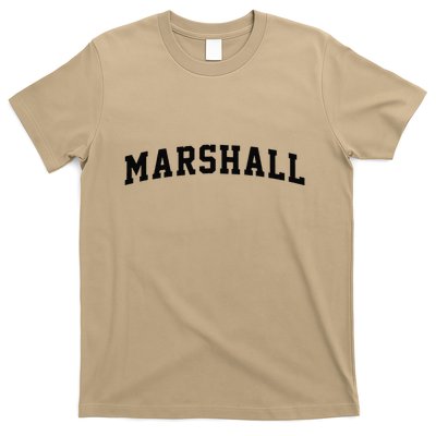 Marshall Arch Vintage College Athletic Sport T-Shirt