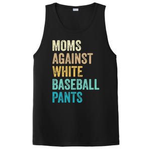 Moms Against White Baseball Pants Funny PosiCharge Competitor Tank