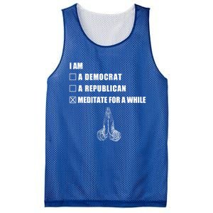 Meditate A While Cool Gift Buddha Spirit Buddhism Buddhist Great Gift Mesh Reversible Basketball Jersey Tank