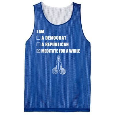 Meditate A While Cool Gift Buddha Spirit Buddhism Buddhist Great Gift Mesh Reversible Basketball Jersey Tank