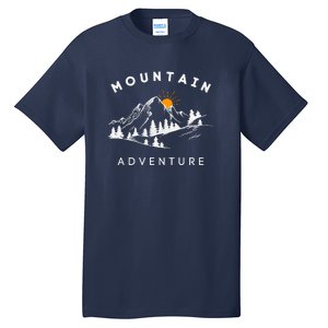 Mountain Adventure Wild And Free Tall T-Shirt