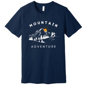 Mountain Adventure Wild And Free Premium T-Shirt