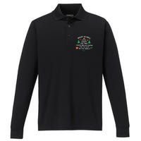 Might As Well Sleep Under The Tree Christmas Family Performance Long Sleeve Polo