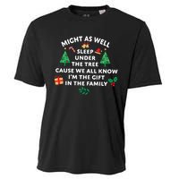 Might As Well Sleep Under The Tree Christmas Family Cooling Performance Crew T-Shirt