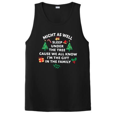 Might As Well Sleep Under The Tree Christmas Family PosiCharge Competitor Tank