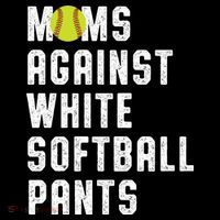 Moms Against White Softball Pants Premium T-Shirt