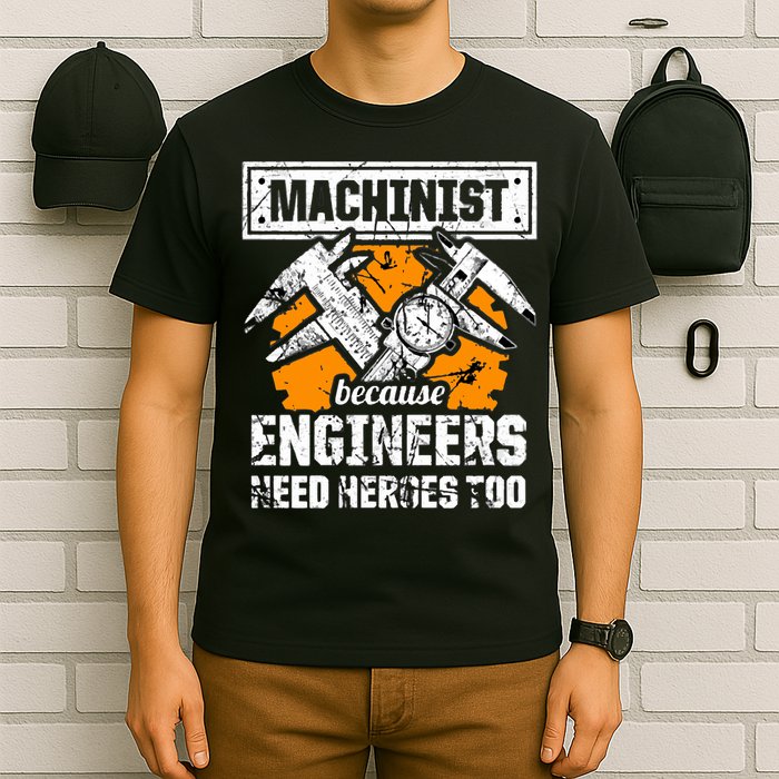 Machinist At Work 4 T-Shirt