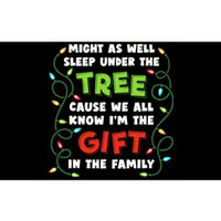 Might As Well Sleep Under The Tree Humor Favorite Person Funny Christmas Bumper Sticker