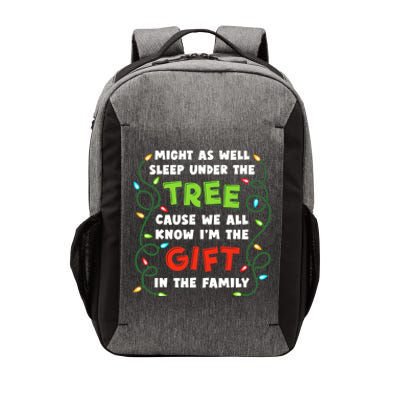 Might As Well Sleep Under The Tree Humor Favorite Person Funny Christmas Vector Backpack