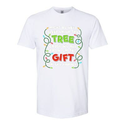 Might As Well Sleep Under The Tree Humor Favorite Person Funny Christmas Softstyle CVC T-Shirt