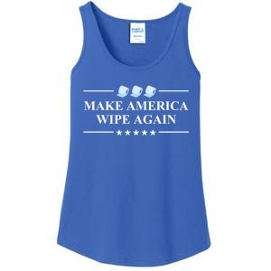 Make America Wipe Again Funny Gift Ladies Essential Tank