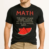 Math And Watermelons Mathematics Calculation Numbers Cooling Performance Crew T-Shirt