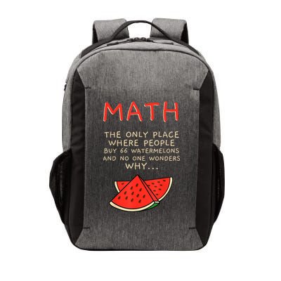Math And Watermelons Mathematics Calculation Numbers Vector Backpack