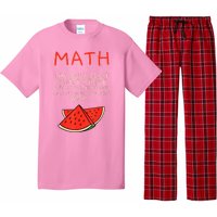 Math And Watermelons Mathematics Calculation Numbers Pajama Set