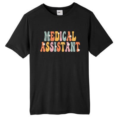 Medical Assistant Week Groovy Appreciation Day Tall Fusion ChromaSoft Performance T-Shirt