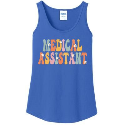 Medical Assistant Week Groovy Appreciation Day Ladies Essential Tank