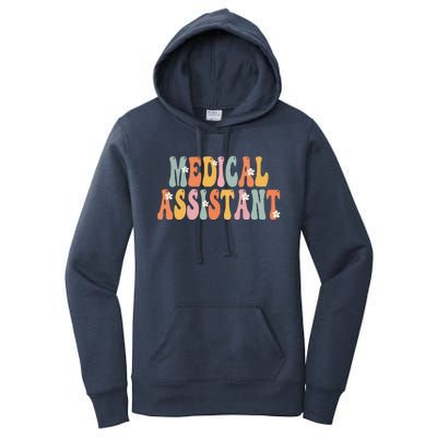 Medical Assistant Week Groovy Appreciation Day Women's Pullover Hoodie