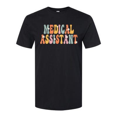 Medical Assistant Week Groovy Appreciation Day Softstyle CVC T-Shirt