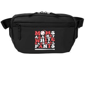 Moms Against White Baseball Pants Baseball Season Mom Crossbody Pack