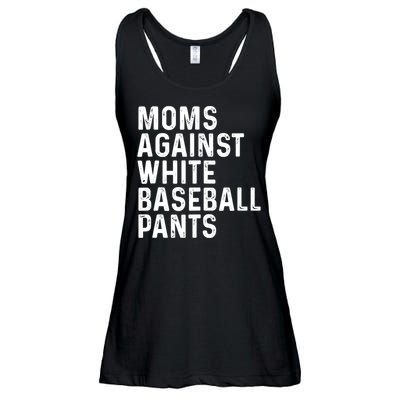 Moms Against White Baseball Pants Tank Top Ladies Essential Flowy Tank