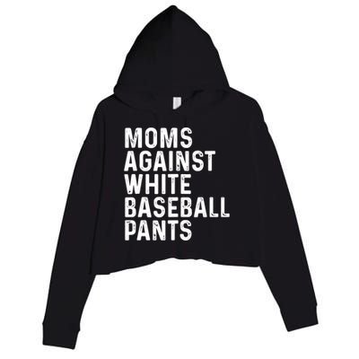 Moms Against White Baseball Pants Tank Top Crop Fleece Hoodie