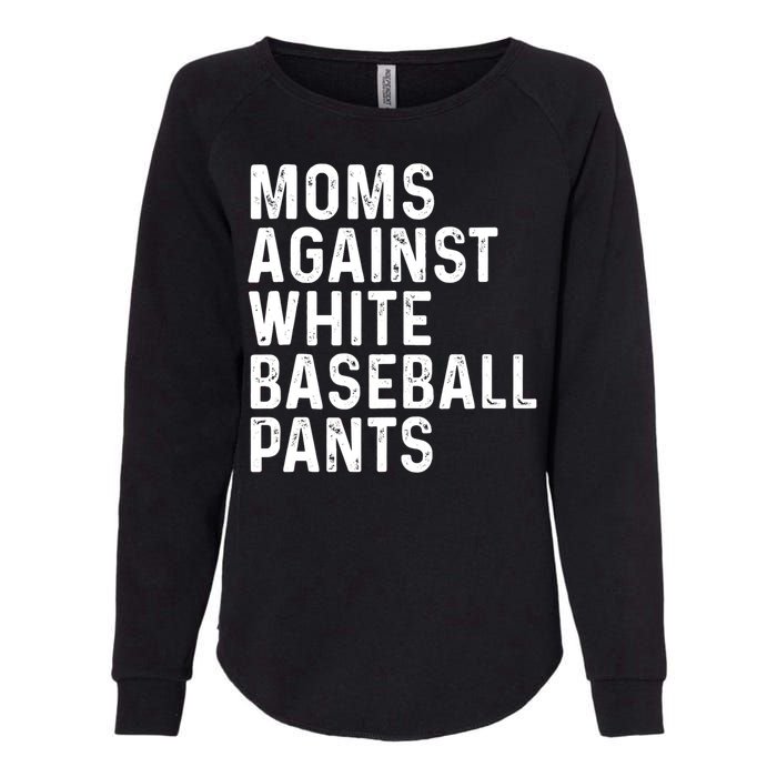 Moms Against White Baseball Pants Tank Top Womens California Wash Sweatshirt