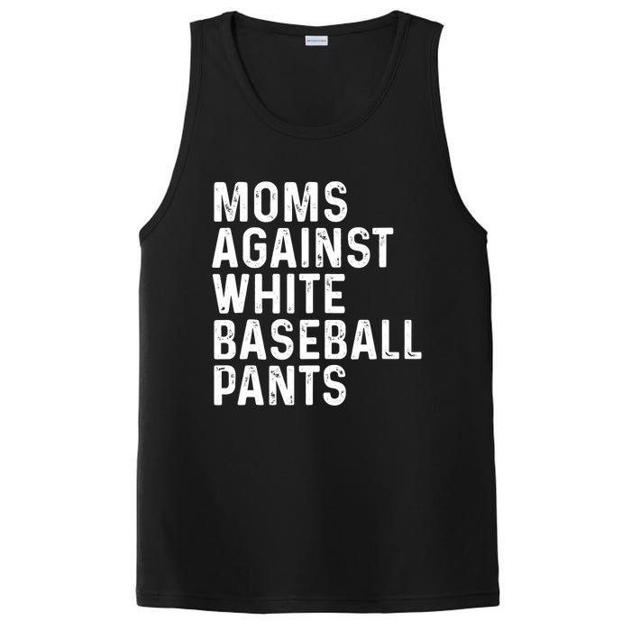 Moms Against White Baseball Pants Tank Top PosiCharge Competitor Tank