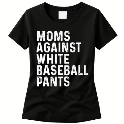 Moms Against White Baseball Pants Tank Top Women's T-Shirt