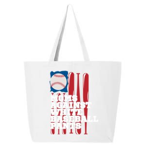 Moms Against White Baseball Pants Funny Baseball Mama Lover Gift 25L Jumbo Tote