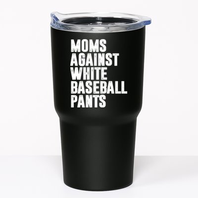 Moms Against White Baseball Pants Funny Tumbler
