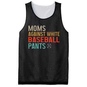 Moms Against White Baseball Pants Baseball Mesh Reversible Basketball Jersey Tank