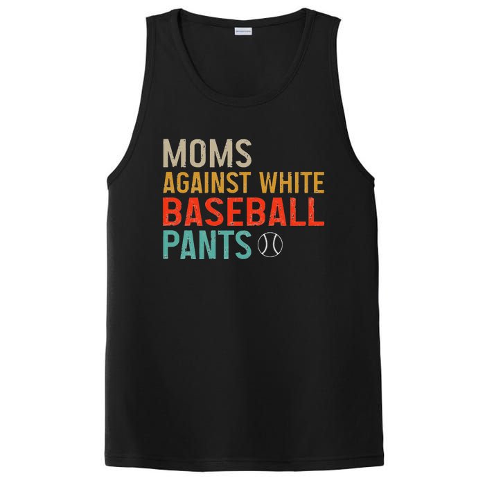 Moms Against White Baseball Pants Baseball PosiCharge Competitor Tank