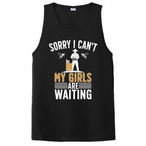 My Are Waiting Beekeeper Apiarist Beekeeping Funny Gift PosiCharge Competitor Tank