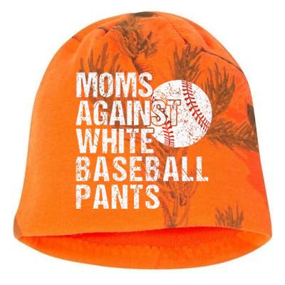 Moms Against White Baseball Pants Funny Baseball Mom Kati - Camo Knit Beanie